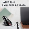 MOYAC Mouse Ergonómico Alarmbrico con 6 Botones, Ratón Vertical con