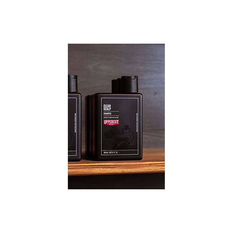 UPPERCUT DELUXE- Champú para cuero cabelludo limpio, 8.1 fl. oz.