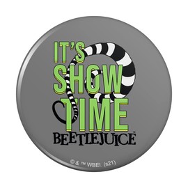 Beetlejuice It's Showtime Quote Pinback Button Pin
