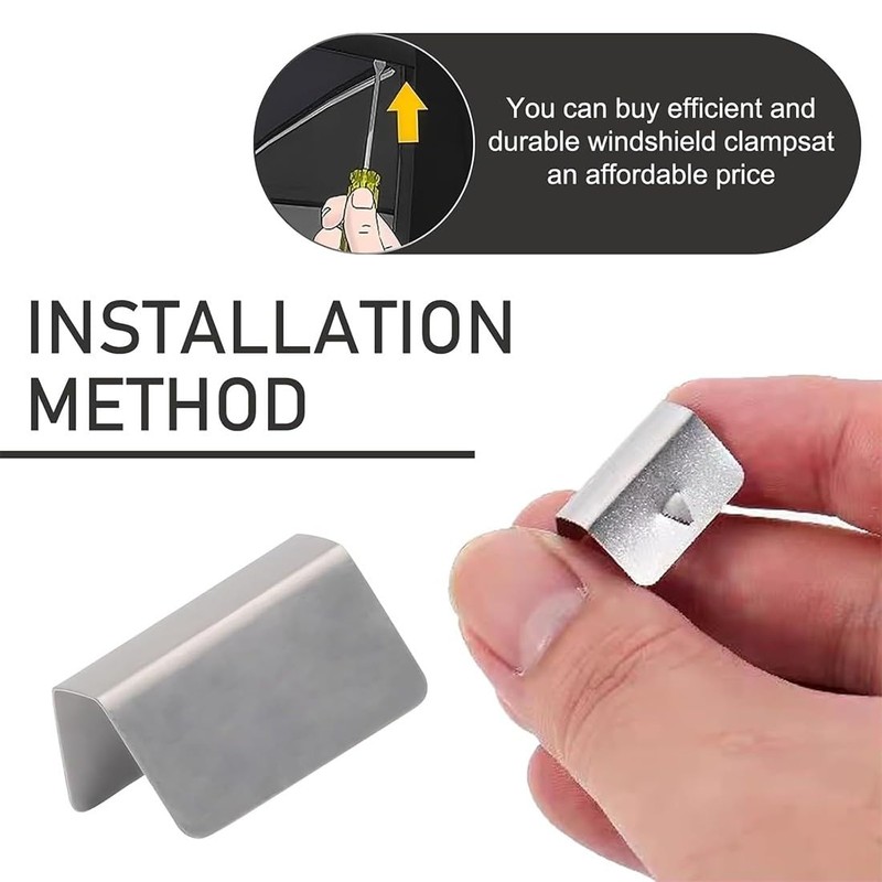 XENQITO Climair Wind Deflector Clips for Heko G3, Wind and