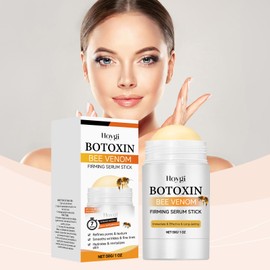 Bee Venom & Niacinamide Firming Serum Stick - Skin Tightening Facial & Neck Cream for Hydration, Elasticity Boost - Portable Moisturizing Skincare Stick, 1oz (2 Pack)