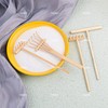 AUEAR, 4 Pack Mini Sand Rake Zen Garden Bamboo Rakes