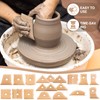 GlikCeil 20 Pieces Pottery Ribs Pottery Tools Pottery Foot Shaper