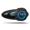 TNICER Motorcycle Bluetooth Headset T2Plus Dual Chip MESH Intercom 10-Way