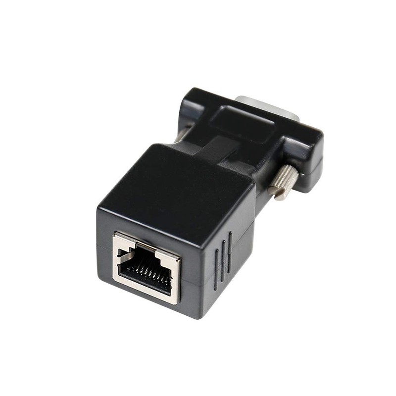 DTECH RS232 RJ45 Converter Serial Adapter DB9 D-Sub 9 Pin