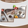 2 Pack Stainless Steel Kitchen Sink Strainer, Kitchen Sink Plug