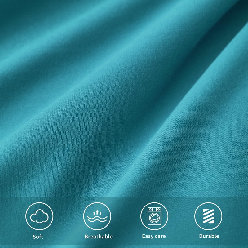 Tifschlaf Pillow Cases 2 Pack - Teal Pillowcases Pack of