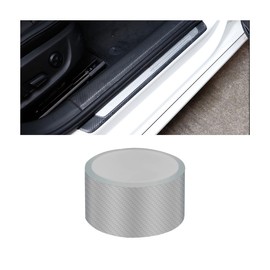 CGEAMDY Universal Car Door Film 5cm x 5m Fits Most Cars, SUVs, Exterior Car Accessories (White)