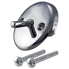 Westbrass 792Z-CP Trip Lever Overflow Faceplate, Polished Chrome