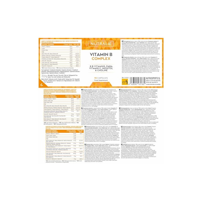 Vitamin B Complex + Vitamin C - High Dosage -