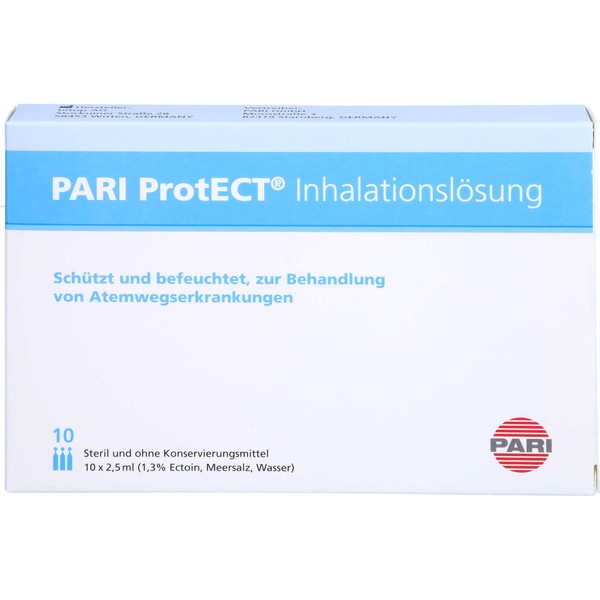 PARI ProtECT Inhalation Solution with Ectoin for Respiratory Diseases, 25 ml Solution