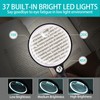 Large Magnifying Glass with 37 LED Light, 10X 20X 45X