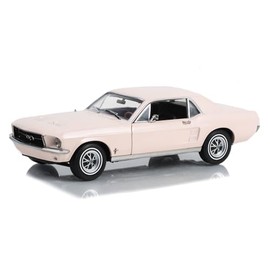 ModelToyCars 1967 Mustang Coupe, Cream/Ivory - Greenlight 13642-1/18 Scale Diecast Model Car