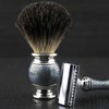 Mens Shaving Set KIT Gift Double Edge Safety Razor Badger