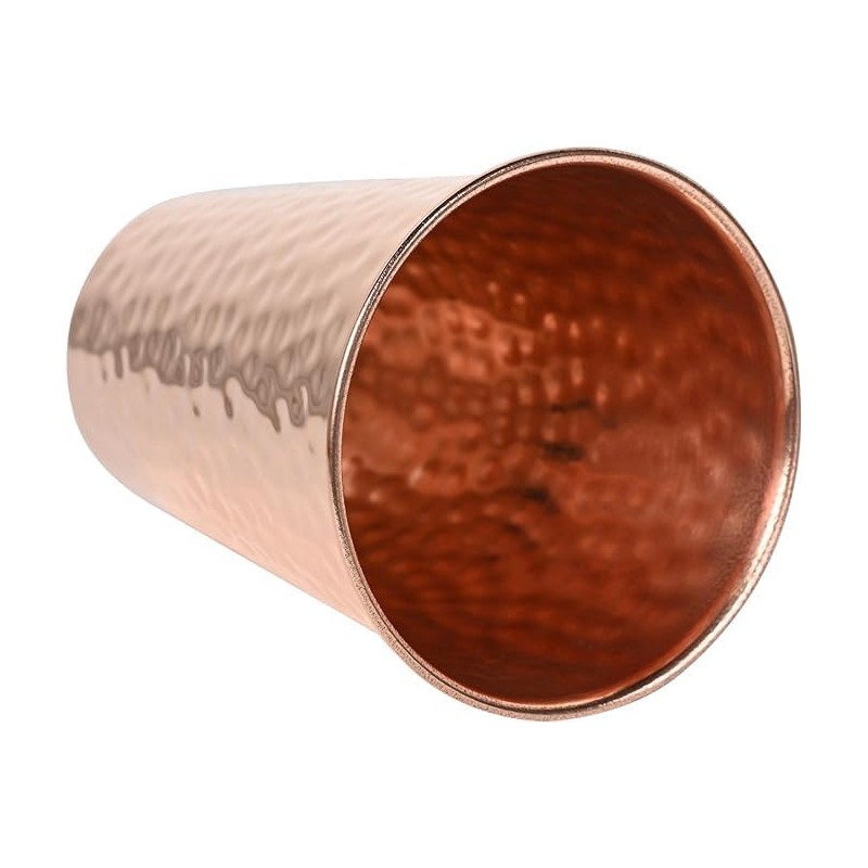 ANCIENTIMPEX Hammered Copper Tumbler, Lacquered-Free, Unlined and UNCOATED - 550