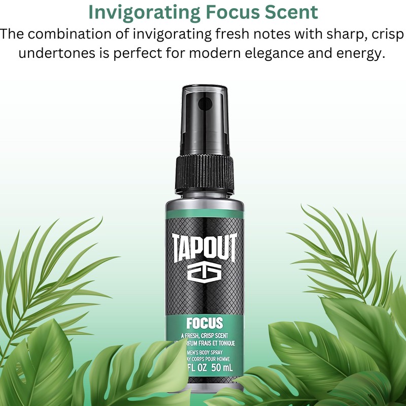 TAPOUT Body Spray for Men 5 Piece Set 1.5 Fl