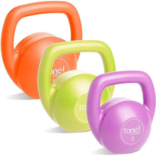 Tone Fitness Kettlebell Body Trainer Set with DVD, 30 Pounds