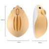 Tynerza Cute Animal Hamster Shape Wireless Silent Mouse Portable Travel