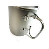 Gaobabuチタンマグカップ 300ml＆400mlのセット（フタ・メッシュ袋付）