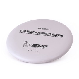 EV-7 Penrose Disc Golf Putter | Consistent Overstable Disc Golf Putter | Reliable Fade and Stable Flight | Small Bead Disc Golf Putter | Multiple Plastic Types Available (Colors Will Vary) (Soft)