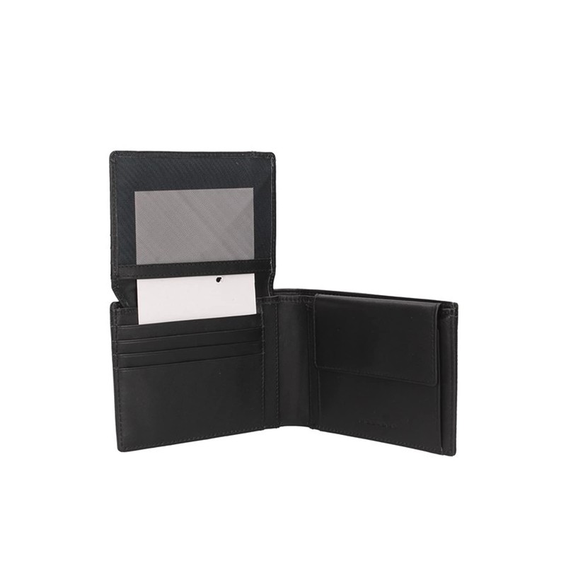 PIQUADRO Men's Wallet PU1392S117R Black, black, Contemporary