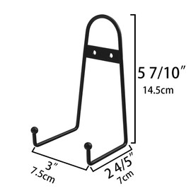 Tincogo 6" Medium Black Metal Wall Easel