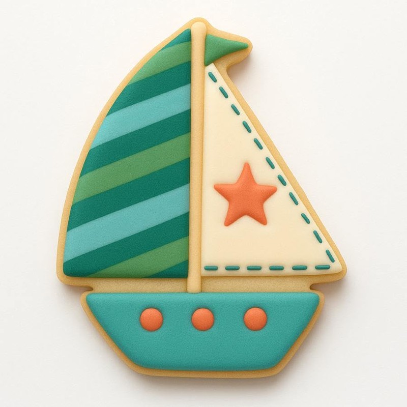 Sailboat 3.5 Inch Cookie Cutter from The Cookie Cutter Shop