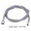 G1/2 1.5m Pull Out Faucet Hose Nylon Braid PVC Flexible
