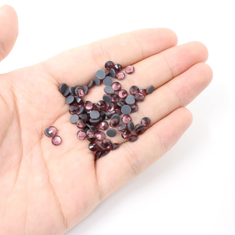 Honbay 1440 Pieces SS20 5mm Hotfix Rhinestones Sparkly Flatback Rhinestones