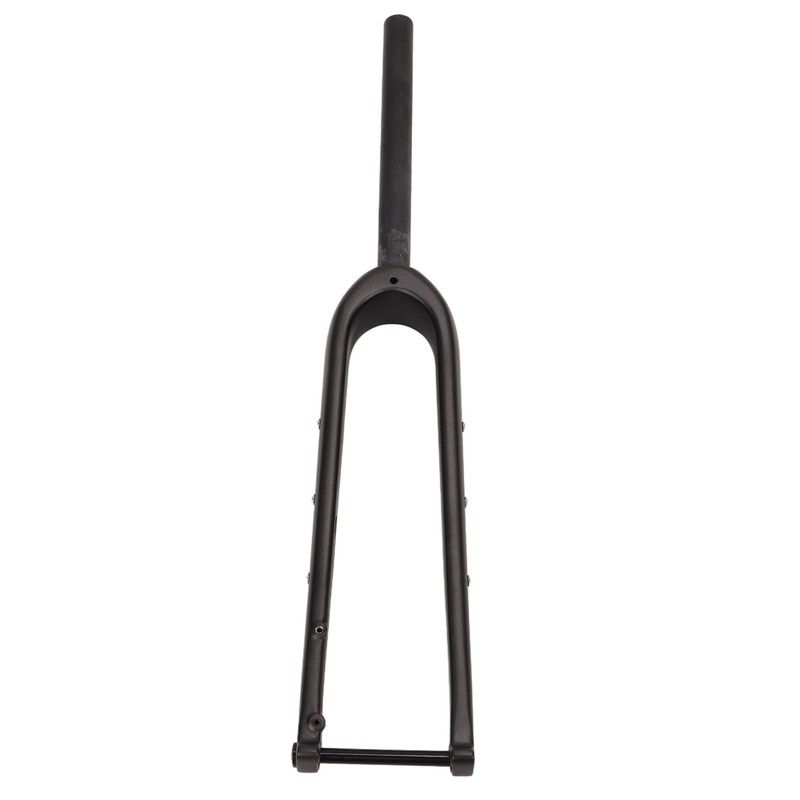 Bike Front Fork Carbon Fiber 100mm Opening Matte Straight Tube