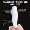 Beautilux Press On Nails Ombre White 280 Pcs 14 Sizes