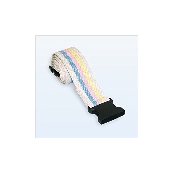 Kinsman Enterprises 80422 Gait Belt with Quick Release Plastic Buckle, 2" Width, 36" Length, 2 Pastel