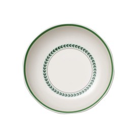 Villeroy & Boch French Garden Green Line Pasta Bowl, 9.25 in/37 oz, Premium Porcelain, White/Green