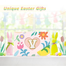 COSHAYSOO Pink Small Waist Fanny Pack Belt Bag with Initial Monogram Letter Crossbody Adjustable Strap for Women Girls Traveling, Mini Cross Body Travel Purse Preppy Pouch Easter Gift (V)