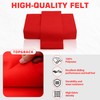 iEsstros 8FT Pool Table Felt Red 8ft Billiard Cloth with