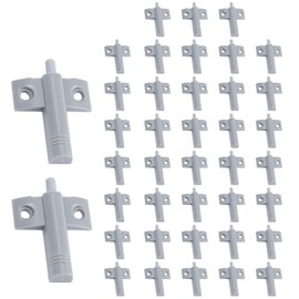 40pcs Cabinet Drawer Buffer Closer, Soft Close Drawer Adapter, Cabinet Closer Quiet Door Closer Cabinet Damper Buffer for Drawer Quiet Closer（2.48×1.81×0.47in）