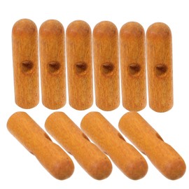 HOLIDYOYO 10Pcs Cute Wooden Umbrella Tail Beads for Boy Girl Long Handle Umbrella Repair Accessories Sun Protection Tip Covers Variety of Styles for Fun Use