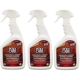 PolyCare Laminate Floor Cleaner and Hardwood Floor Cleaner Spray - Versatile Solution Safe for Vinyl Floors, Wood Floors, and Engineered Hardwood Floors - 96 Fl Oz