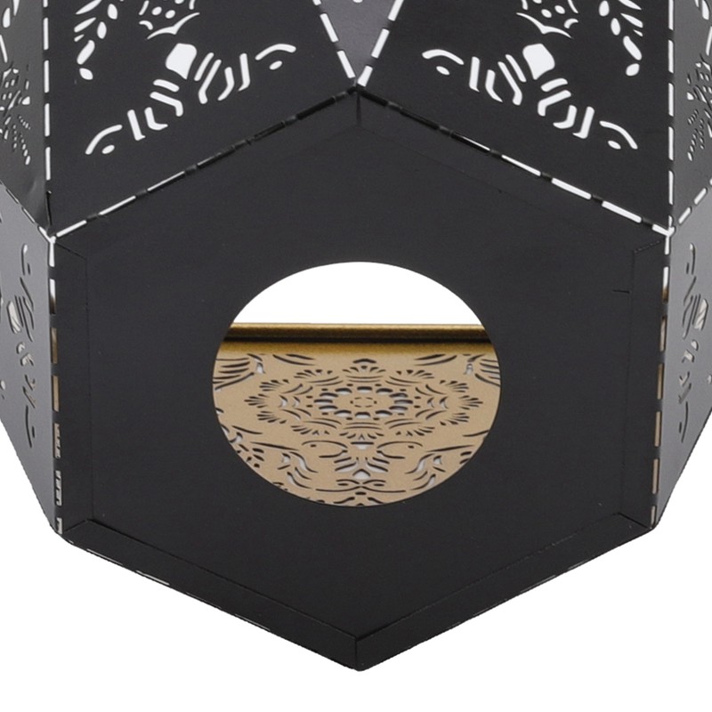 Lamp Shades Modern Scandinavian Style E27 E26 Wrought Iron Hexagonal