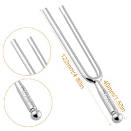 Set of 2 Tuning Forks Including A440 Hz Stainless Steel Tuning Fork