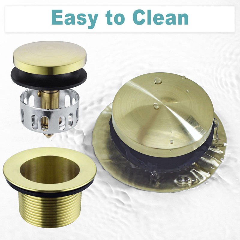 BESTILL Tip-Toe Bathtub Drain Bath Tub Trim Set Conversion Kit