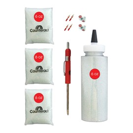 Counteract KIT-L ATV/UTV Do It Yourself Tire/Wheel Balancing Beads Kit - (4) 6oz DIY Bead Bags, (4) Valve Caps and Cores, (1) Core Remover, Injector Bottle