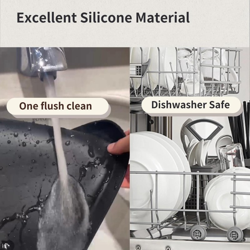 Iycnkok Washer Dryer Cover for The Top - Black 27''x