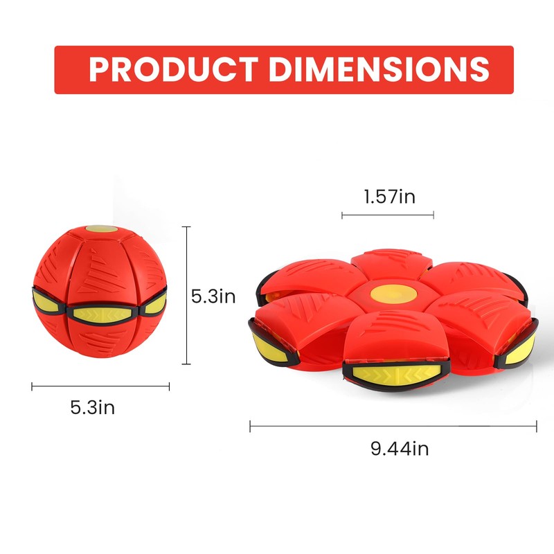 Magic Bouncing Ball 6-Light Dual Form Meta Ball Metaball Transforming