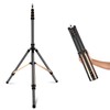Soonpho Light Stand with 180° Reversible Leg,1/4"-3/8" Screw Adapter Aluminium