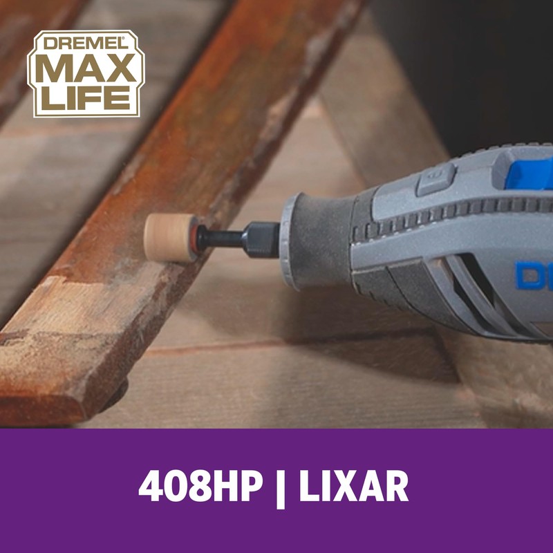Dremel 408HP Max Life 60 Grit Carbide Sanding Drum/Hole Saw