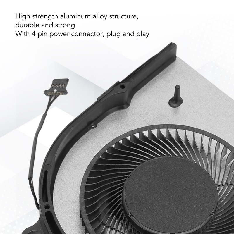 4 Pin Laptop Cooling Fan DC 12V 1A Aluminum Alloy