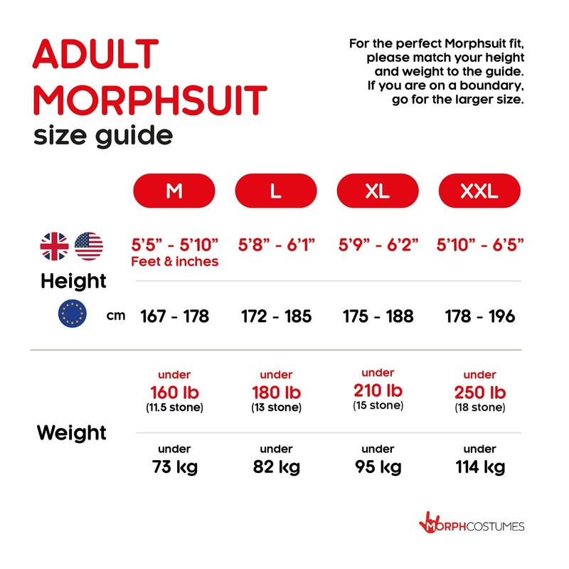 Morphsuits Men's XX-Large Original, Green