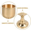 Ciieeo Multipurpose Copper Wine Goblet Elegant Retro High-stemmed Drinking Cup
