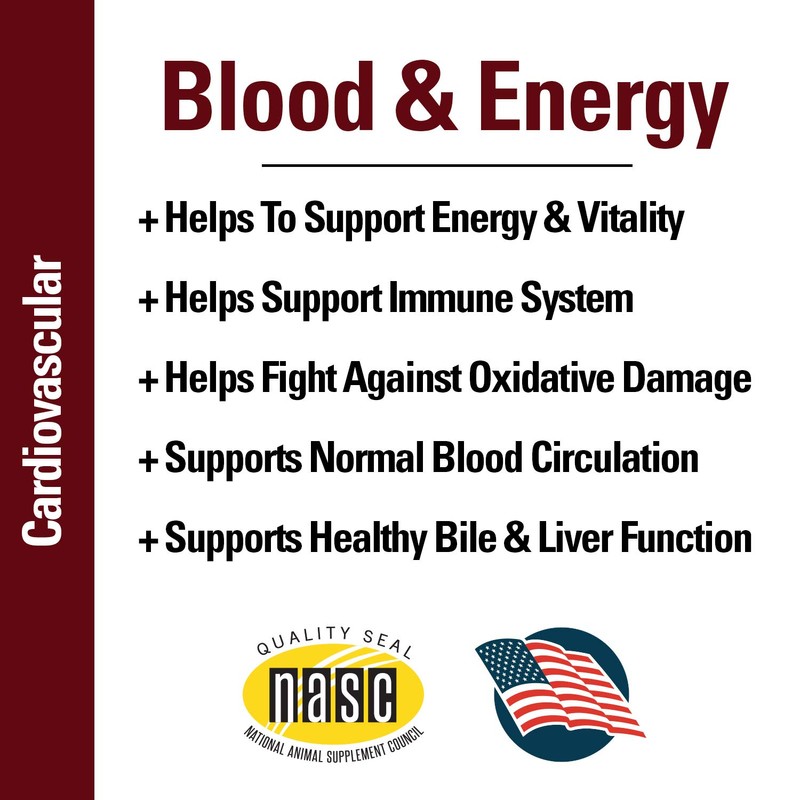 Vet Classics Blood & Energy Support for Dogs, Supports Endurance